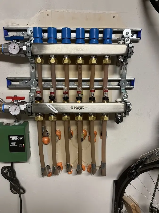 Plumber performing Leak Detection at a residential property in Mount Lebanon